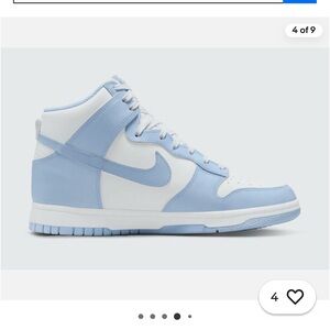 Nike Dunk High – Aluminum Blue – Size 7.5